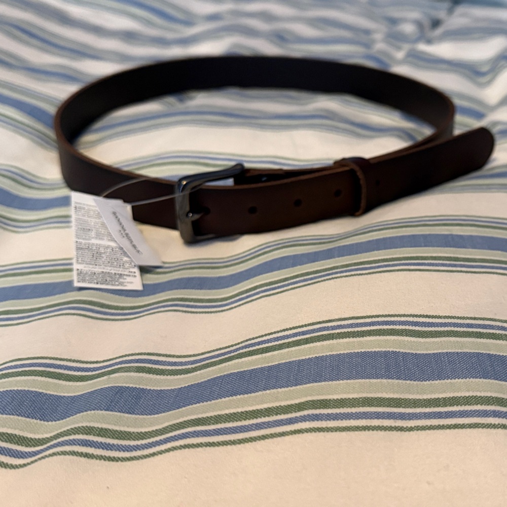 Banana Republic Dark Brown Leather Belt (size 34)
